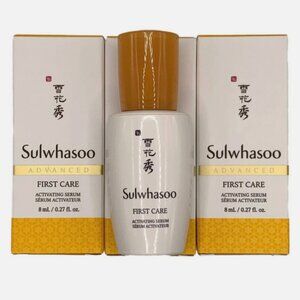 3 PACK SULWHASOO FIRST CARE ACTIVATING SERUM 0.27 FL OZ./8ML EACH NEW